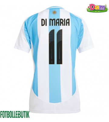 Argentina Angel Di Maria #11 Hemmatröja Kvinnor Copa America 2024 Kortärmad